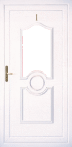 Ayrshire betétes bejárati ajtó